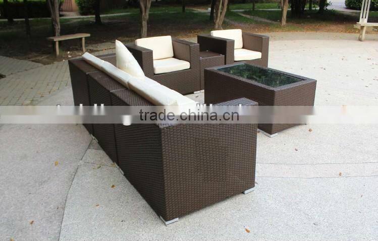 2016 popular style rattan sofa set