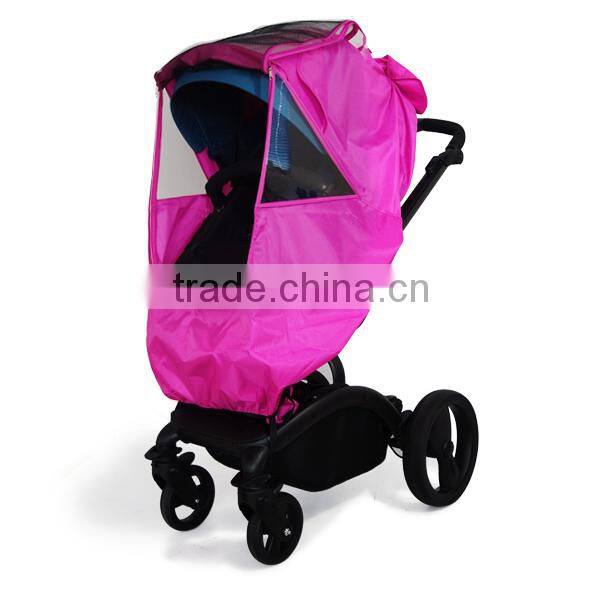 baby stroller accessories rainshield baby stroller cover baby stroller rain cover with PVC