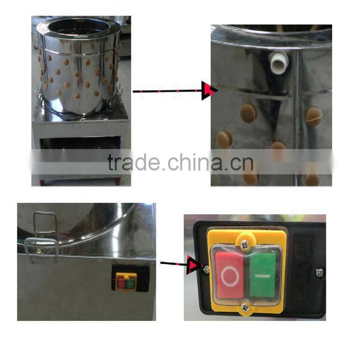 Best quality ZH-60 large feather plucker machine for sale