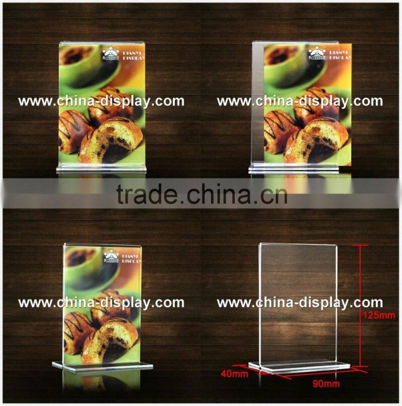 High Quality A4 Acrylic Menu Holder