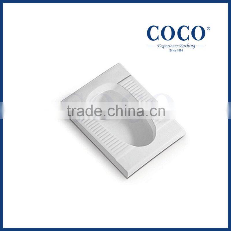 Bathroom ceramic squat pan wc