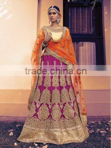 Astute Red Braso Lehenga Choli/fancy lehenga choli/Lehenga Choli Wholesaler In India
