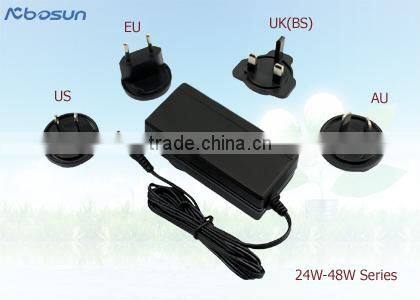 ac dc power adaptor white/ black (optional color) in wattages from 5W to 120W with CE UL CUL FCC KCC PSE CCC GS SAA approval