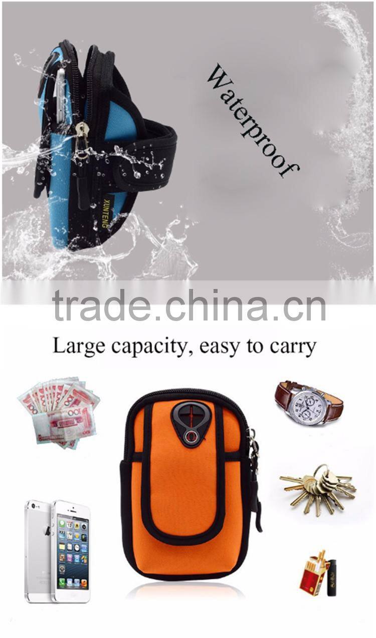 New arrival wholesale smart waterproof phone fashion sport arm bag
