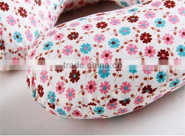 hot sell fashion 100% cotton u shape pillow / neck pillow/neck pillow case