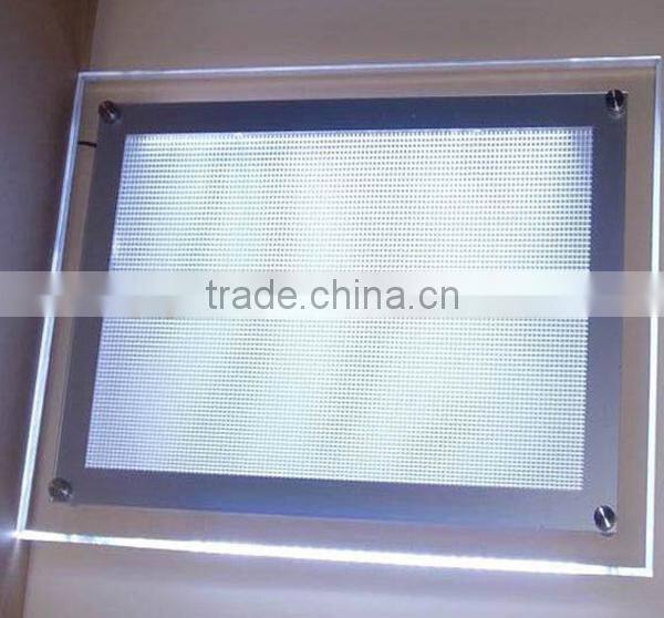 2015 High brightness slim crystal light frame