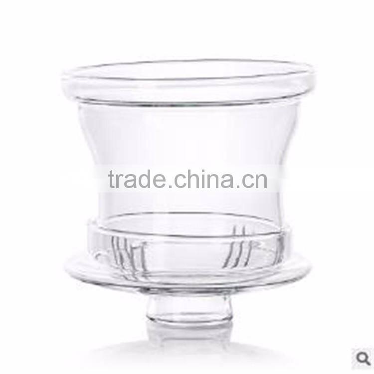 Heat resistant new design 360ml borosilicate glass tea cup/pot for office with creative handle.in stock.