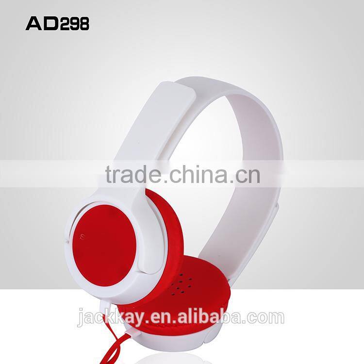 New model AD298 hot market cable wired headphone headset for PC