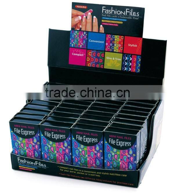 Nail care matchbox disposable nail files