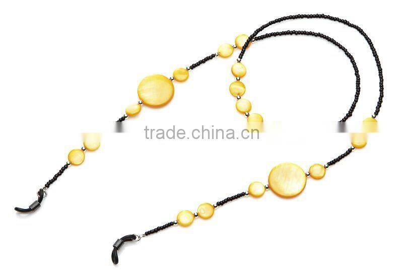 2012 Fashion reading glasses chain and cord ,beaded glasses chain