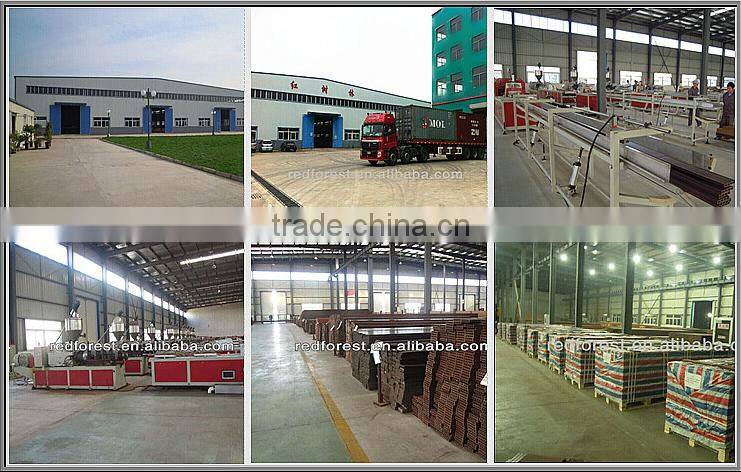 Hot sale Europe standard PE WPC material outdoor fencing and balcony railing designs