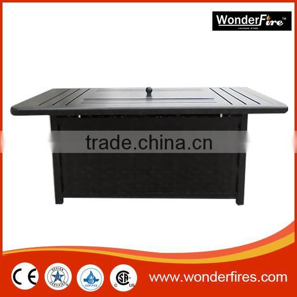 Rectangle Propane Backyard Fire Pit