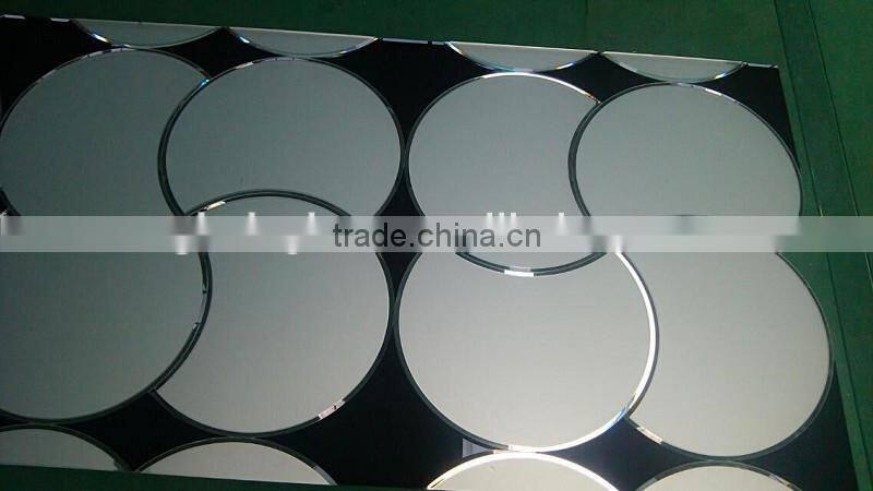 ultra clear beveled edge mirror tile