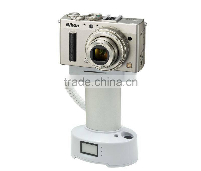 camera security display stand with alarming