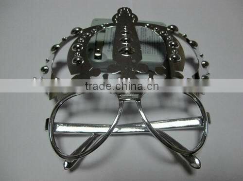 strange black plastic party glasses