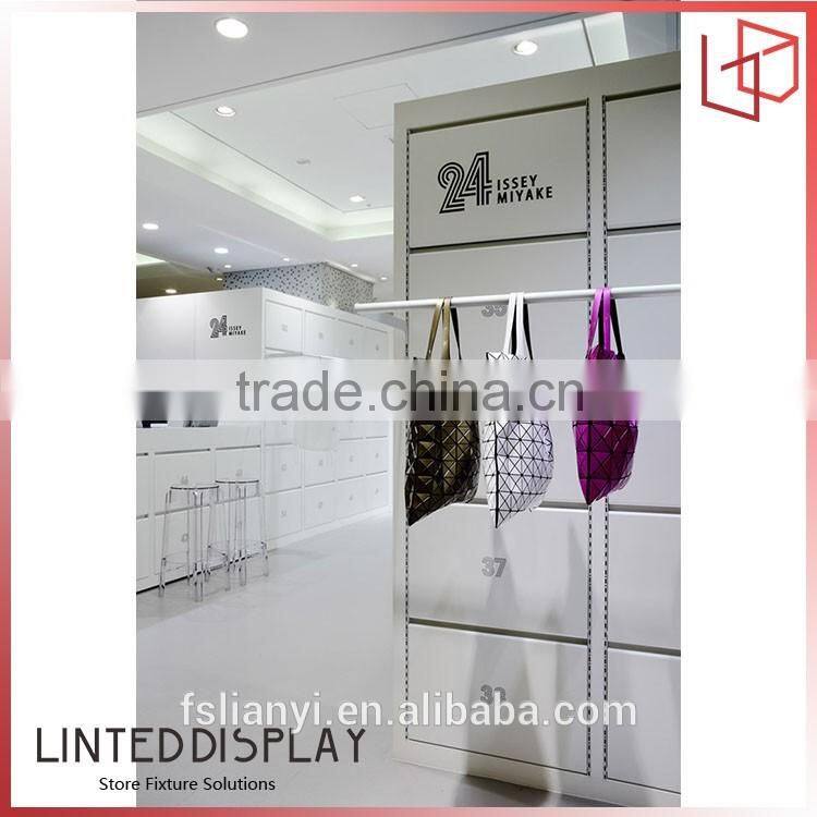 Steady Supply Ability rotating bag and clothes arm display rack