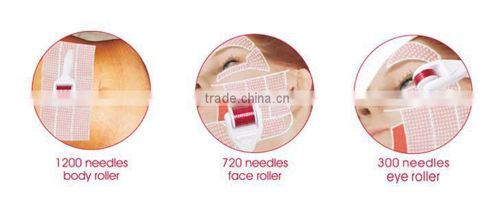 Mts derma meso roller micro needle skin roller 4 in 1 facial massager