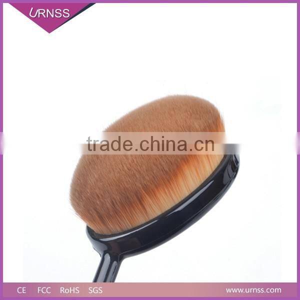 10pcs Oval Toothbrush Shaped Makeup Brushes Set
