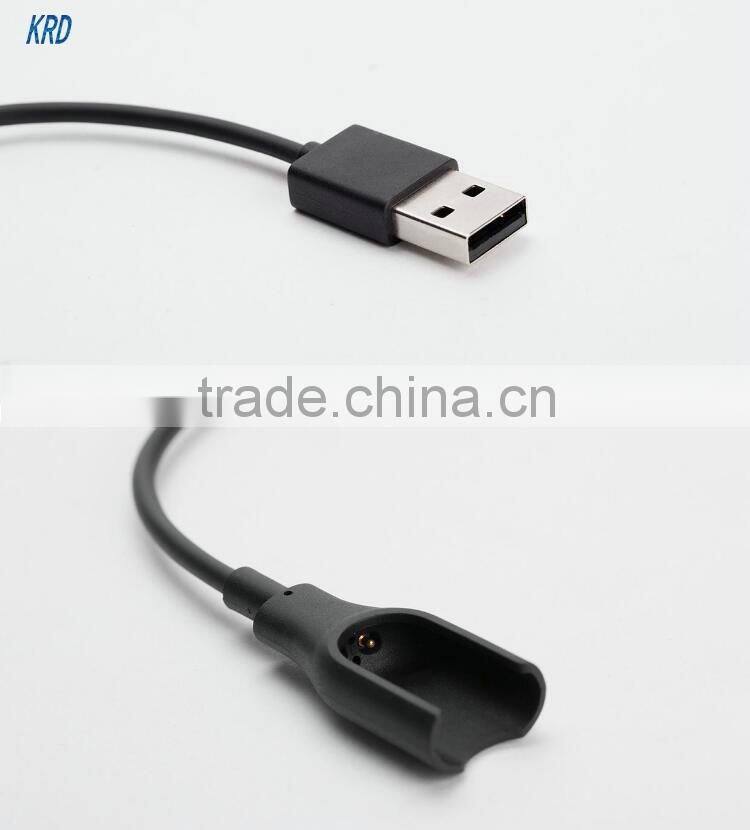 New Black USB Charging Cable For Xiaomi Miband 1A Charger Cord Adapter Fitness Tracker Smart Band