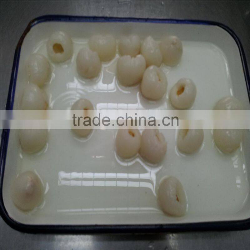 Fresh Sweet Canned Lychee fruit in Light Syrup