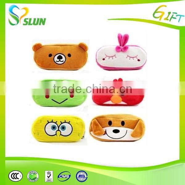 High quality new fashion Plush Pencil pouch Bags for high school girls boys