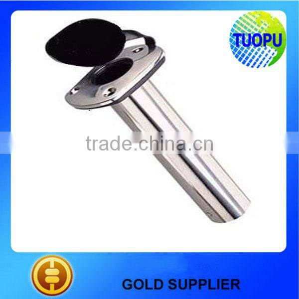 China gold supplier high quality 3 tubes rod holder,adjustable SS 316 rod holder for fishing use