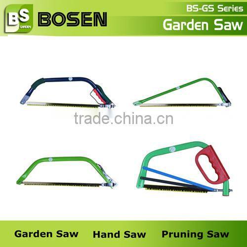Professional Garden Hand Hacksaw with Plastic or Wooden Handle