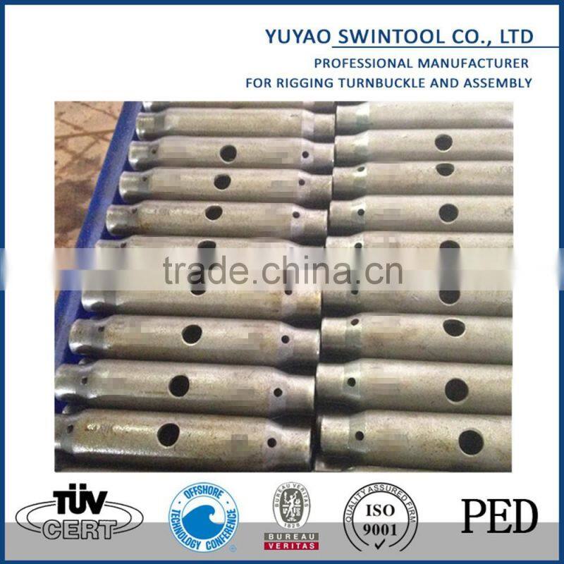 Galvanised L355 (S355JR) steel pipe DIN 1478 TURNBUCKLE