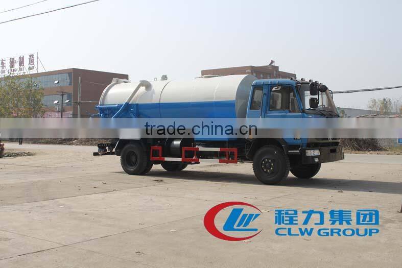 High pressure vacuum suction truck,vacuum and pressure truck 6-8cbm Euro IV engine