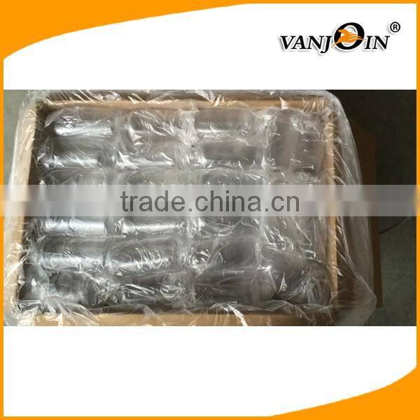 Empty 500ml green boston round plastic lotion bottle with pump dispenser