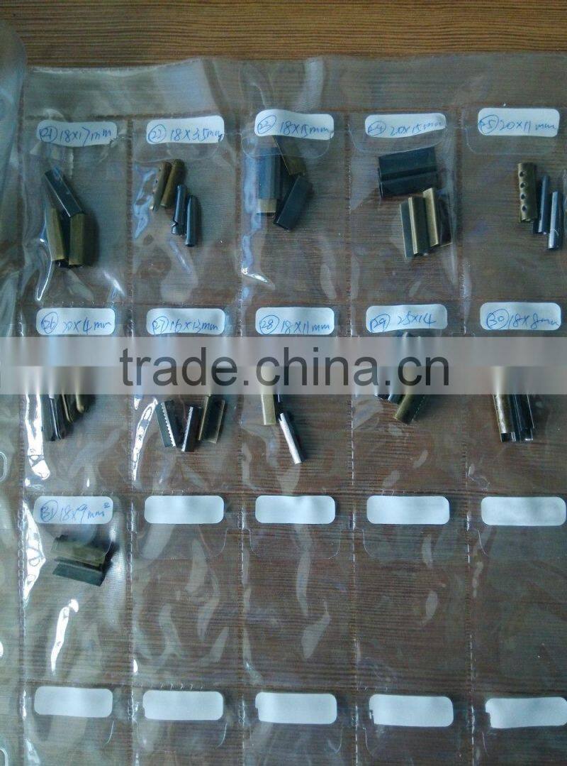 Brass metal shoelace aglets