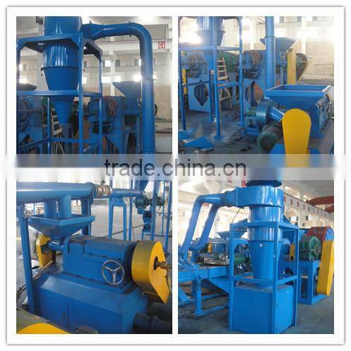 Automatic waste tyre recycling machine