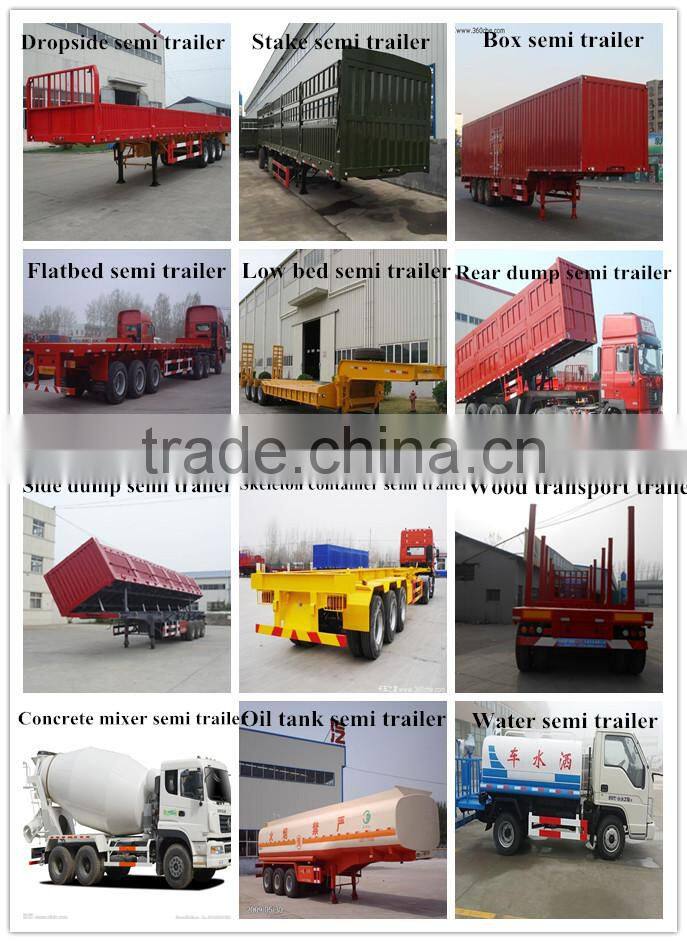 Jinig liangshan trailer factory direct sale dropside semi trailer