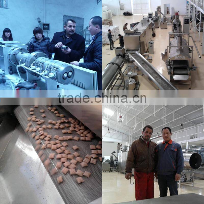 Automatic 2014 Fried flour snack food making machine with CE