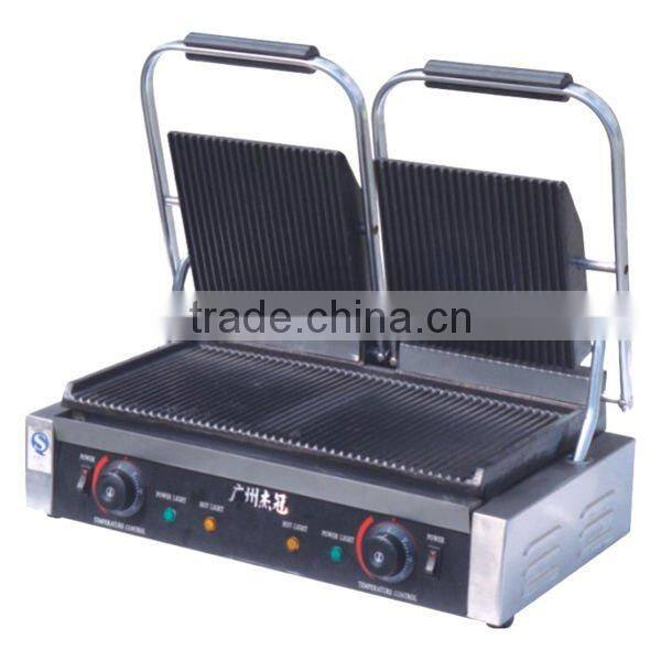 electic double-plate panini griddle