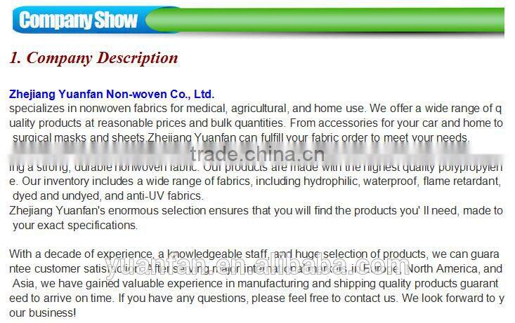 China pp nonwoven geotextile fabric