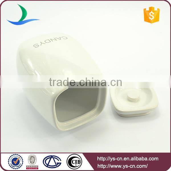 Wholesale ceramic candys jars food storage container