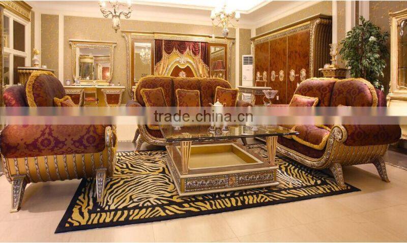 French Rococo Style Wood Carved Round Glass Door Corner Display Cabinet/ Palace Classic Living Room Wine Cabinet, Vitrine