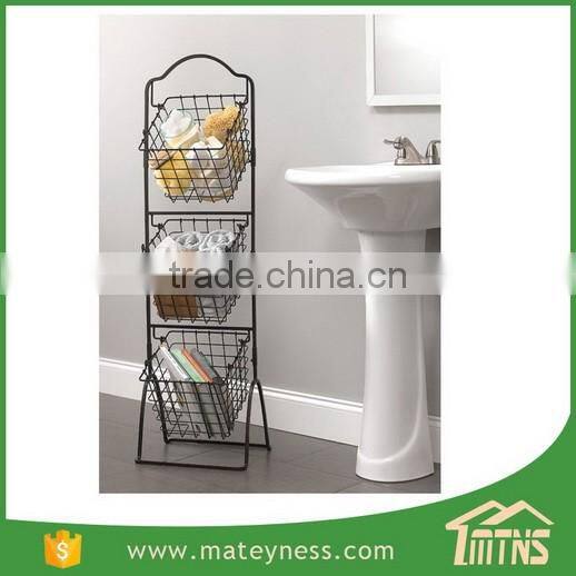 Storage Metal Kitchen 3 Tier Fruit Basket Stand