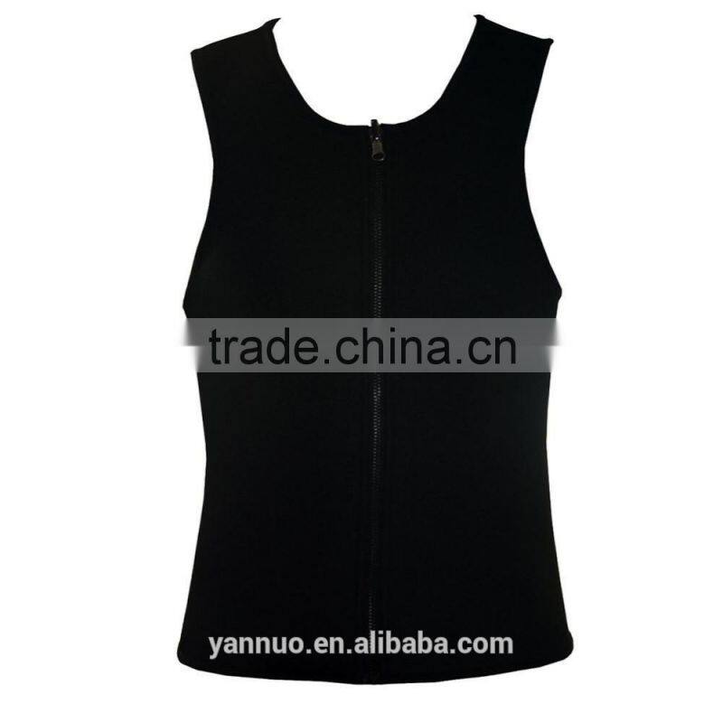 HOT SHAPERS neotex Both sides of the zipper abdomen fat burning vest body sculpting clothing