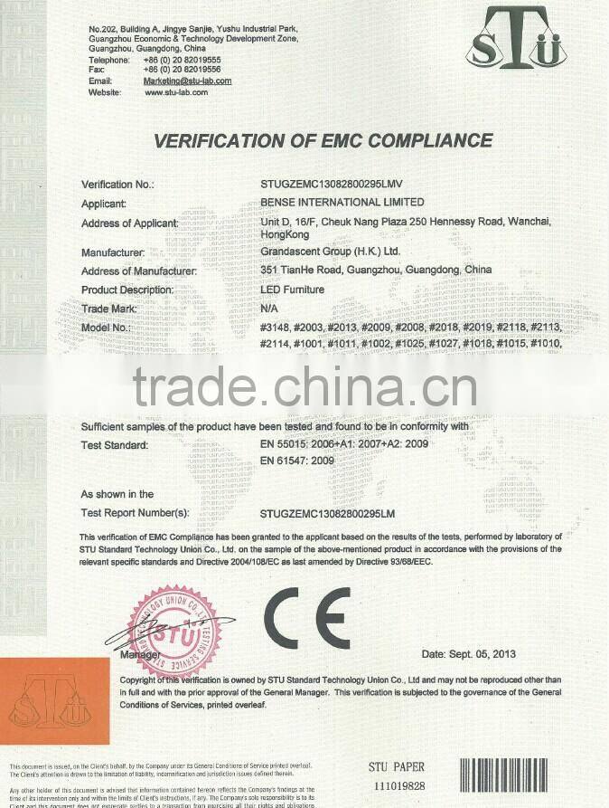 Portable creative IP65 Rechargeable music stage sound concert party bar club garden home LED plastic cube chair speaker