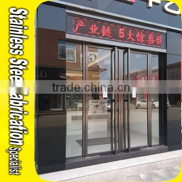 Custom Made Grill Frame SS Stainless Steel Door Design