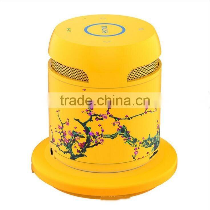 New Design Ceramics Wireless Charger Bluetooth/NFC Speaker Wireless Card Reader Bluetooth Ceramics Speaker