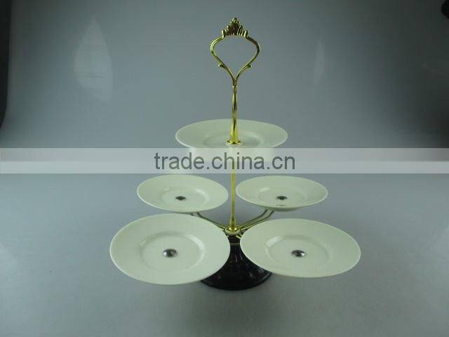 Wholesale ceramic cake stand/candy stand for weeding/party/daily use in stock