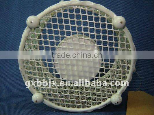 White pearl wire round decorative candle lantern craft