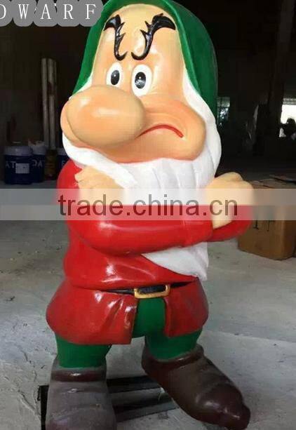 Fiberglass Statue Snow White and Seven Dwarf