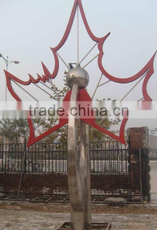 Beautiful Carved Stainless Steel Art Sculpture