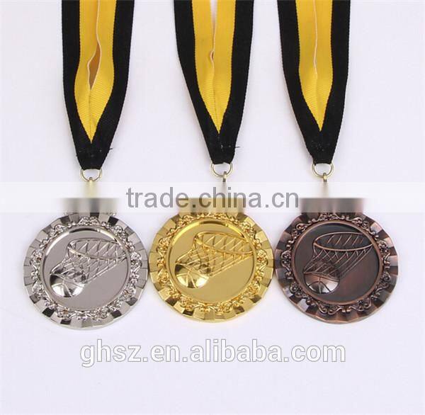 alibaba express zinc alloy basketball medal for wholesale