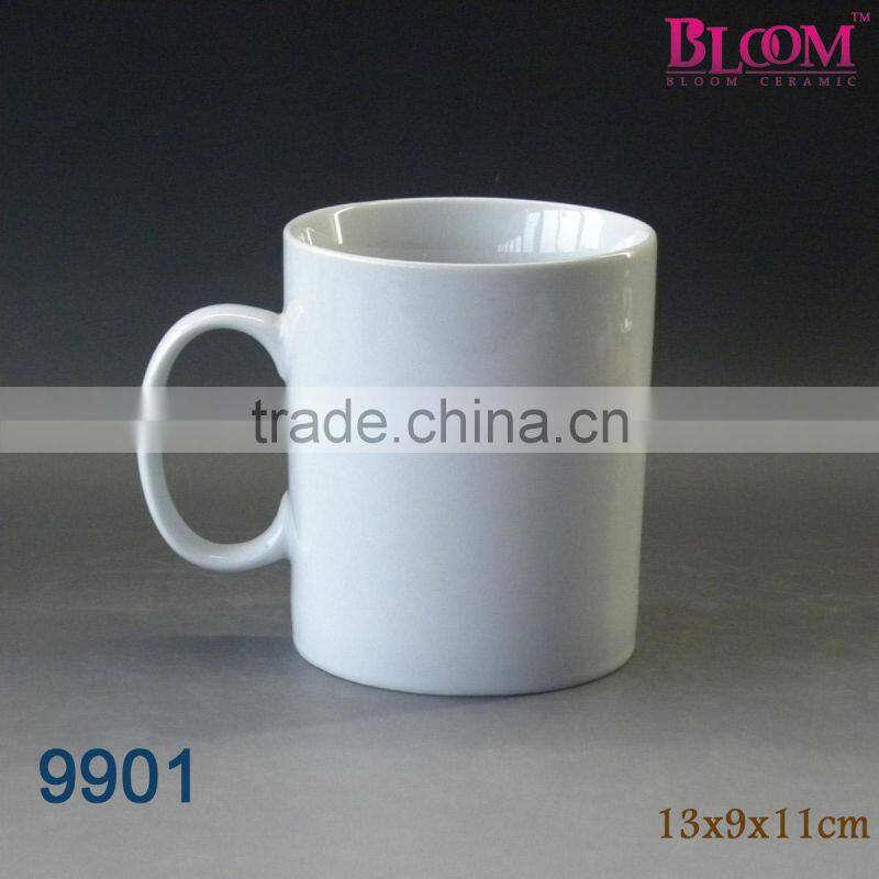 Heart shape blank wholesale ceramic mugs
