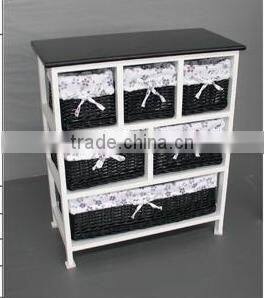 Wicker cabinet design
